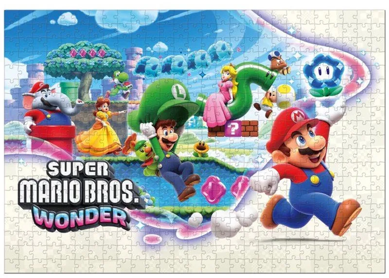 Wonder puzzel 500 st. – Super Mario from Winning Moves, Multicolour edition – box