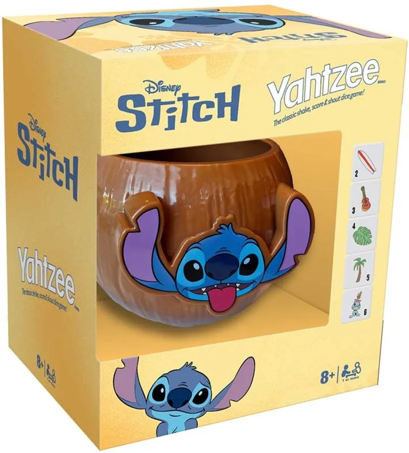 Yahtzee spel Stitch editie - dobbelspel Disney. de Winning Moves, édition Multicolore – boîte