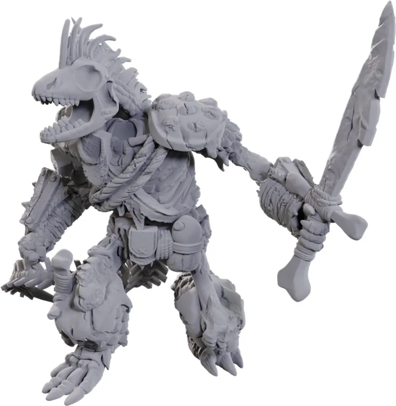 D&D Nolzur's Marvelous Miniatures Lizardfolk Skeleton von WizKids – Schachtel