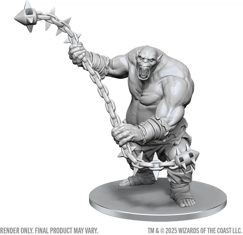 D&D Nolzur's Marvelous Miniatures Ogre Chain Brute van WizKids – doos