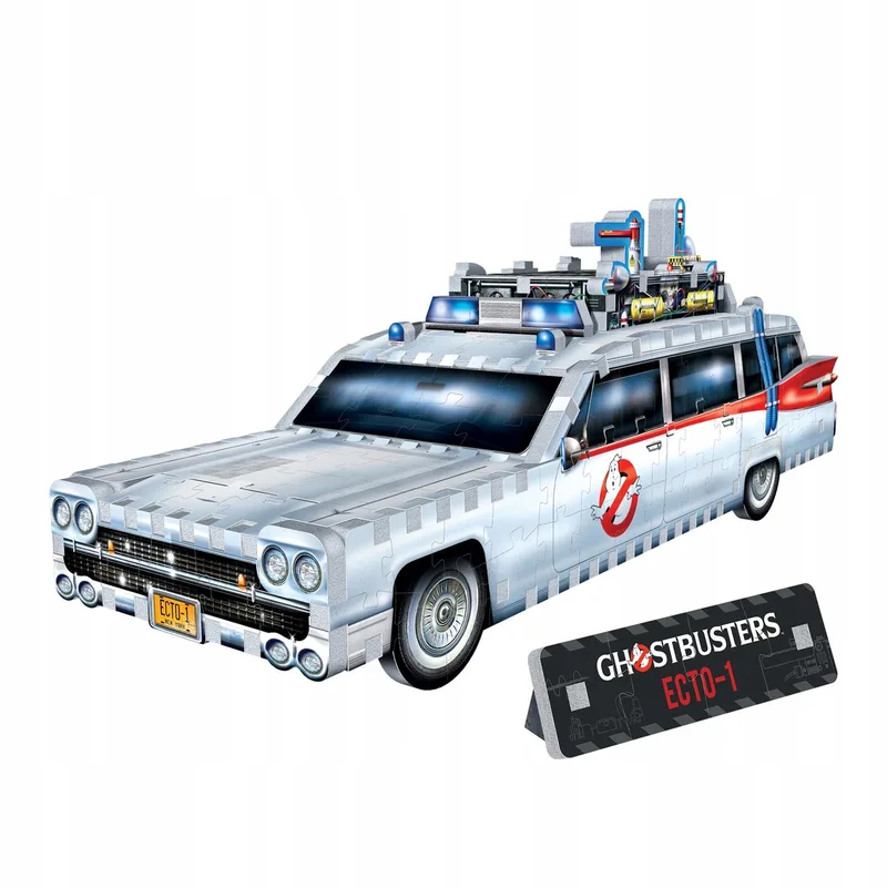 3D Puzzel Ecto-1 Ghostbusters, 280 Stukken - Merkloos from Wrebbit, Multicolour edition – box