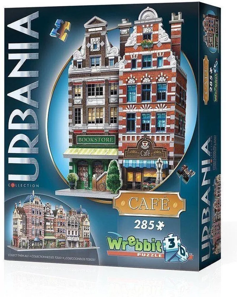 puzzel Urbania Café - 285 stukjes - Stadsleven. van Wrebbit, editie Meerkleurig – doos