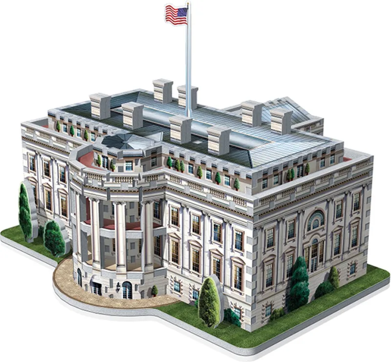 Puzzel - White House - 490 Stukjes från Wrebbit, utgåva Grön – kartong