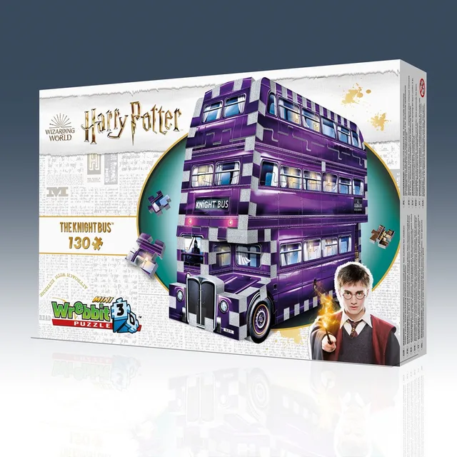Wrebbit 3D Puzzel - Harry Potter ridderbus (130).