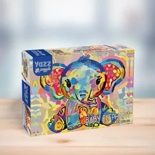 Baby Elephant - 1000 pièces de Yazz Puzzle – boîte 2 sur 2