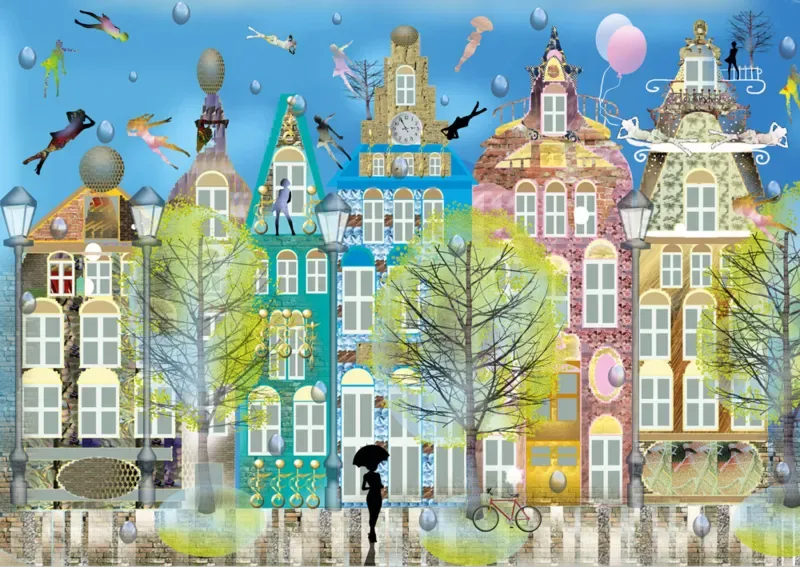 Belgian City - 1000 pièces de Yazz Puzzle – boîte 1 sur 2