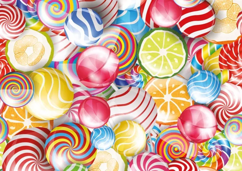 Candy - 1000 pièces de Yazz Puzzle – boîte 1 sur 2