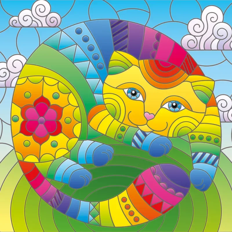 Cat in the Circle - 1000 pièces from Yazz Puzzle – box 1 of 2