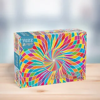 Colored Circle - 1000 pièces van Yazz Puzzle – doos 2 van 2