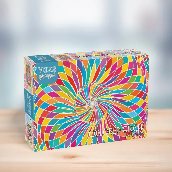 Colored Circle - 1000 pièces van Yazz Puzzle – doos 2 van 2