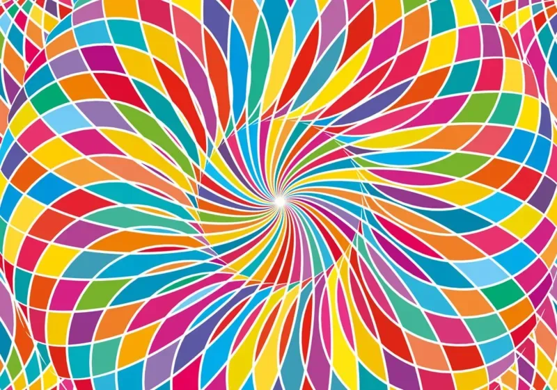 Colored Circle - 1000 pièces van Yazz Puzzle – doos 1 van 2