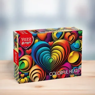 Colorful Heart - 1000 pièces van Yazz Puzzle – doos 2 van 2