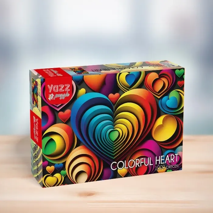 Colorful Heart - 1000 pièces van Yazz Puzzle – doos 2 van 2