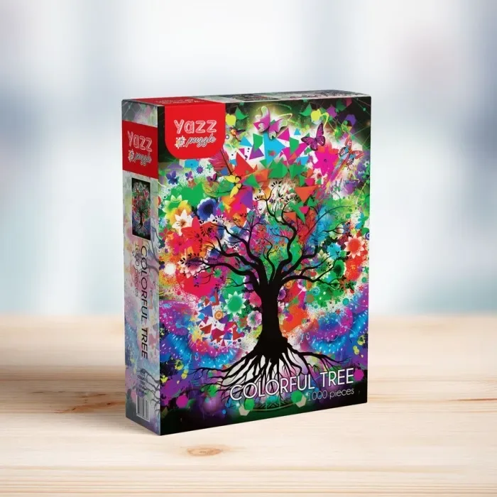 Colorful Tree - 1000 pièces van Yazz Puzzle – doos 2 van 2
