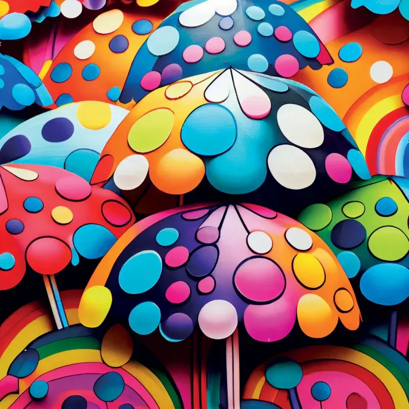 Colorful Umbrella - 1000 pièces de Yazz Puzzle – boîte 1 sur 2