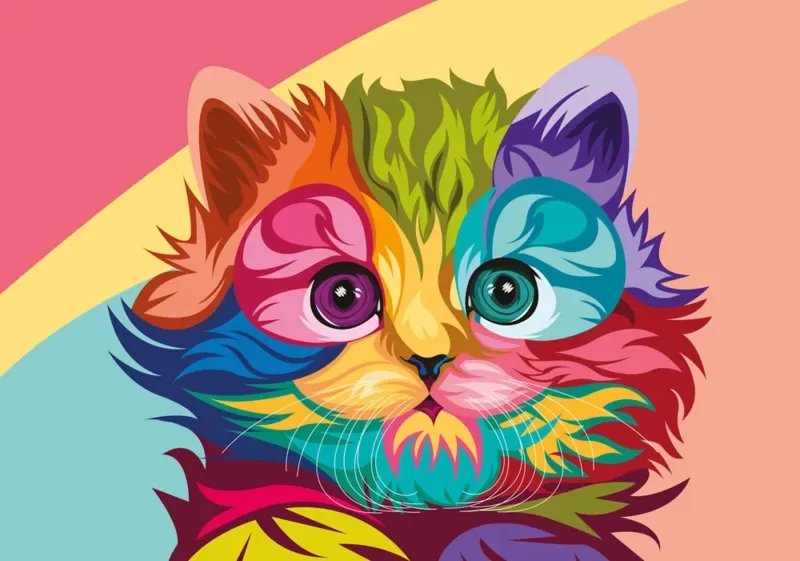 Cute Cat - 1000 pièces de Yazz Puzzle – boîte 1 sur 2