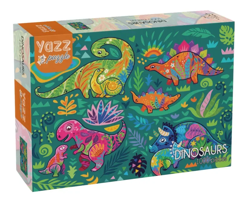 Dinosaures - 1000 pièces de Yazz Puzzle – boîte 2 sur 2