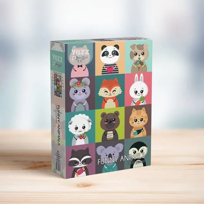 Funny Animals - 1000 pièces van Yazz Puzzle – doos 2 van 2