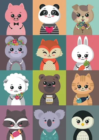 Funny Animals - 1000 pièces van Yazz Puzzle – doos 1 van 2