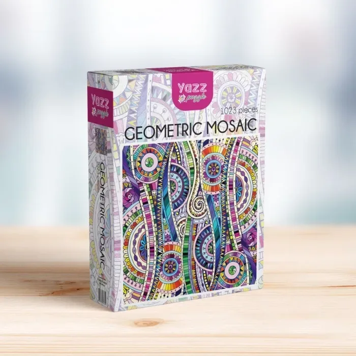Geometric Mosaic - 1000 pièces van Yazz Puzzle – doos 2 van 2