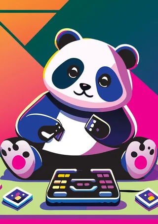 Happy Panda - 1000 pièces from Yazz Puzzle – box 1 of 2
