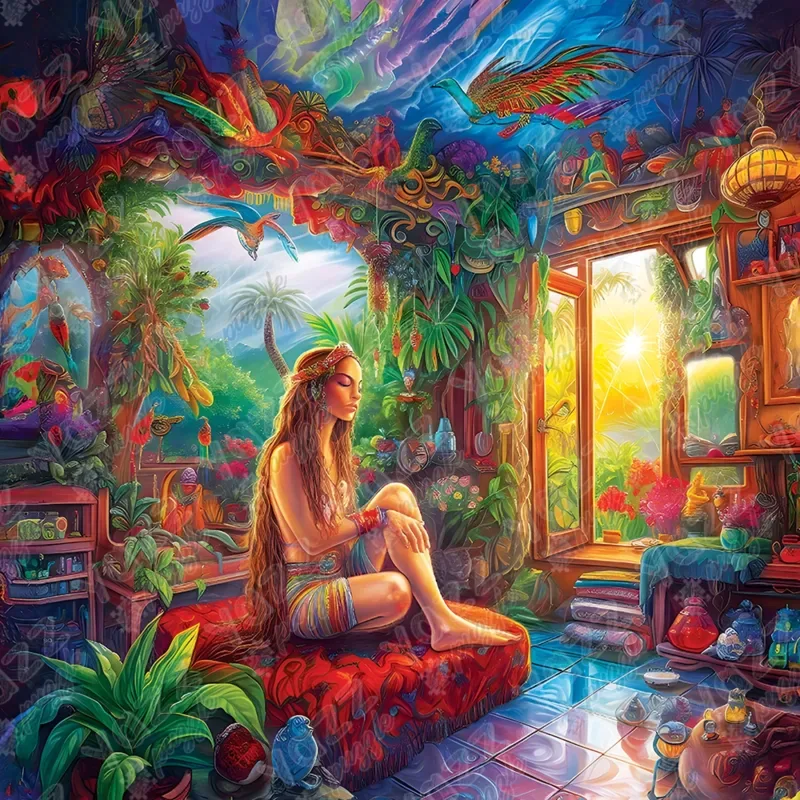 Home in Heaven - 1000 pièces from Yazz Puzzle – box 1 of 2
