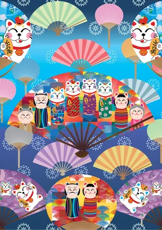 Kokeshi World - 1000 pièces from Yazz Puzzle – box 1 of 2