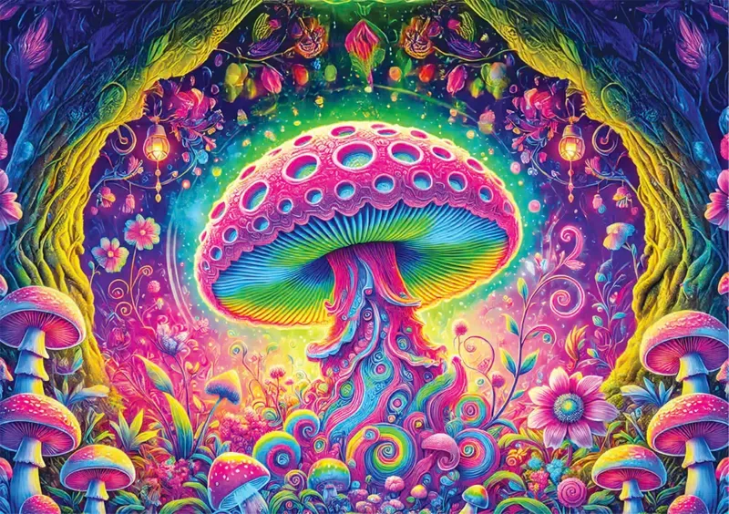 Le Champignon - 1000 pièces van Yazz Puzzle – doos 1 van 2