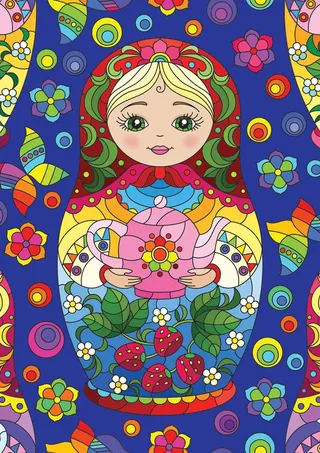 Matryoshka - 1000 pièces van Yazz Puzzle – doos 1 van 2