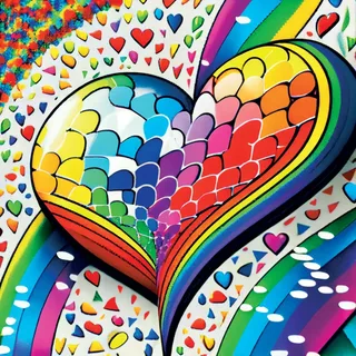 Mosaic Heart - 1000 pièces van Yazz Puzzle – doos 1 van 2
