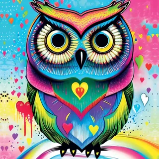 Pop-art Owl - 1000 pièces from Yazz Puzzle – box 1 of 2