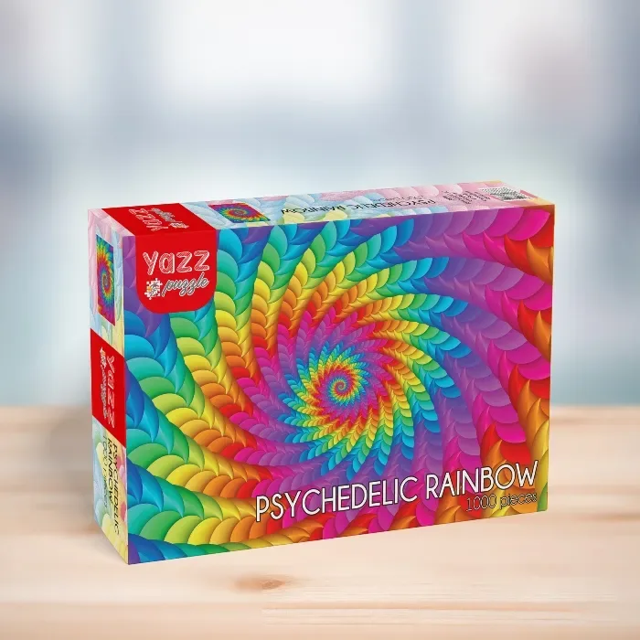 Psychedelic Rainbow - 1000 pièces från Yazz Puzzle – kartong 2 av 2