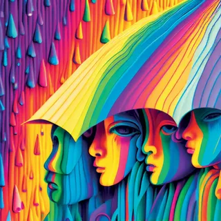 Rain-Bow - 1000 pièces de Yazz Puzzle – boîte 1 sur 2