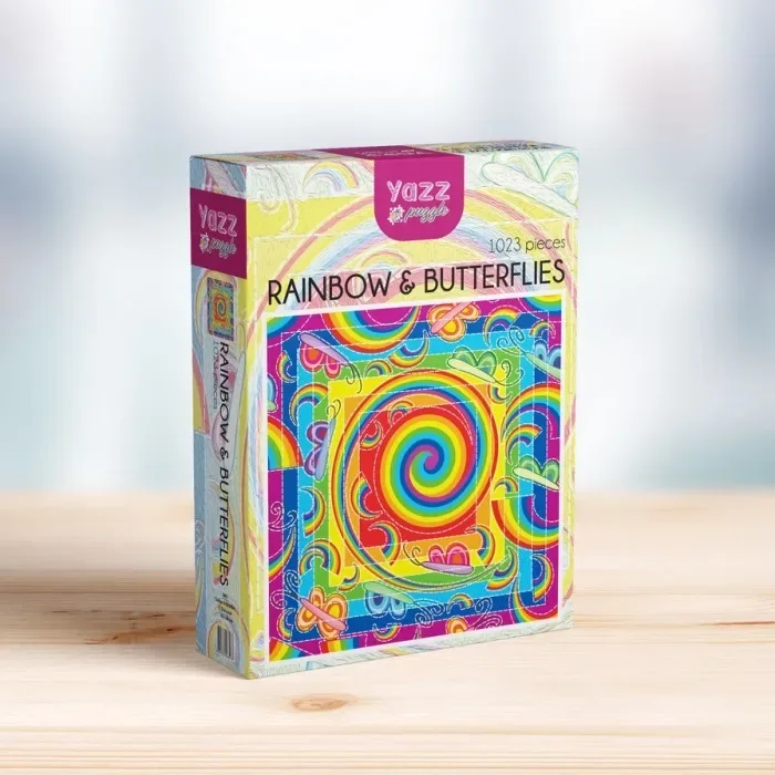 Rainbow & Butterflies - 1000 pièces van Yazz Puzzle – doos 2 van 2