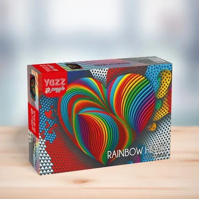 Rainbow Heart - 1000 pièces van Yazz Puzzle – doos 2 van 2