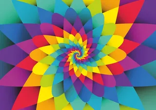 Rainbow Spiral - 1000 pièces from Yazz Puzzle – box 1 of 2