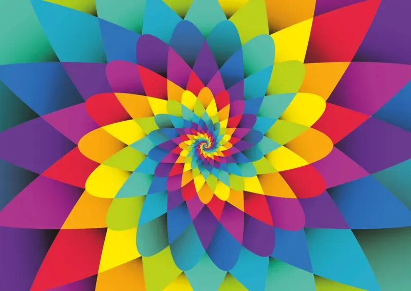 Rainbow Spiral - 1000 pièces from Yazz Puzzle – box 1 of 2