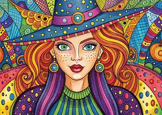 Sorcière - 1000 pièces de Yazz Puzzle – boîte 1 sur 2
