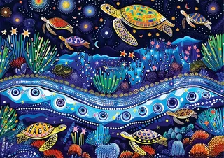 Tortues - 1000 pièces de Yazz Puzzle – boîte 1 sur 2