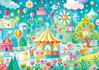 Ville Haute en Couleur - 1000 pièces de Yazz Puzzle – boîte 1 sur 2