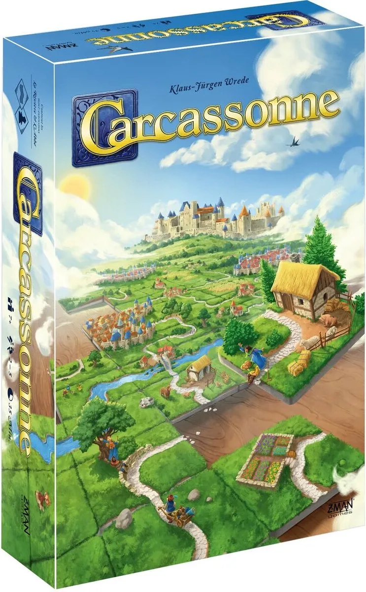 Bordspel Asmodee Carcassonne (Frans) (FR) fra Z-Man Games – æske