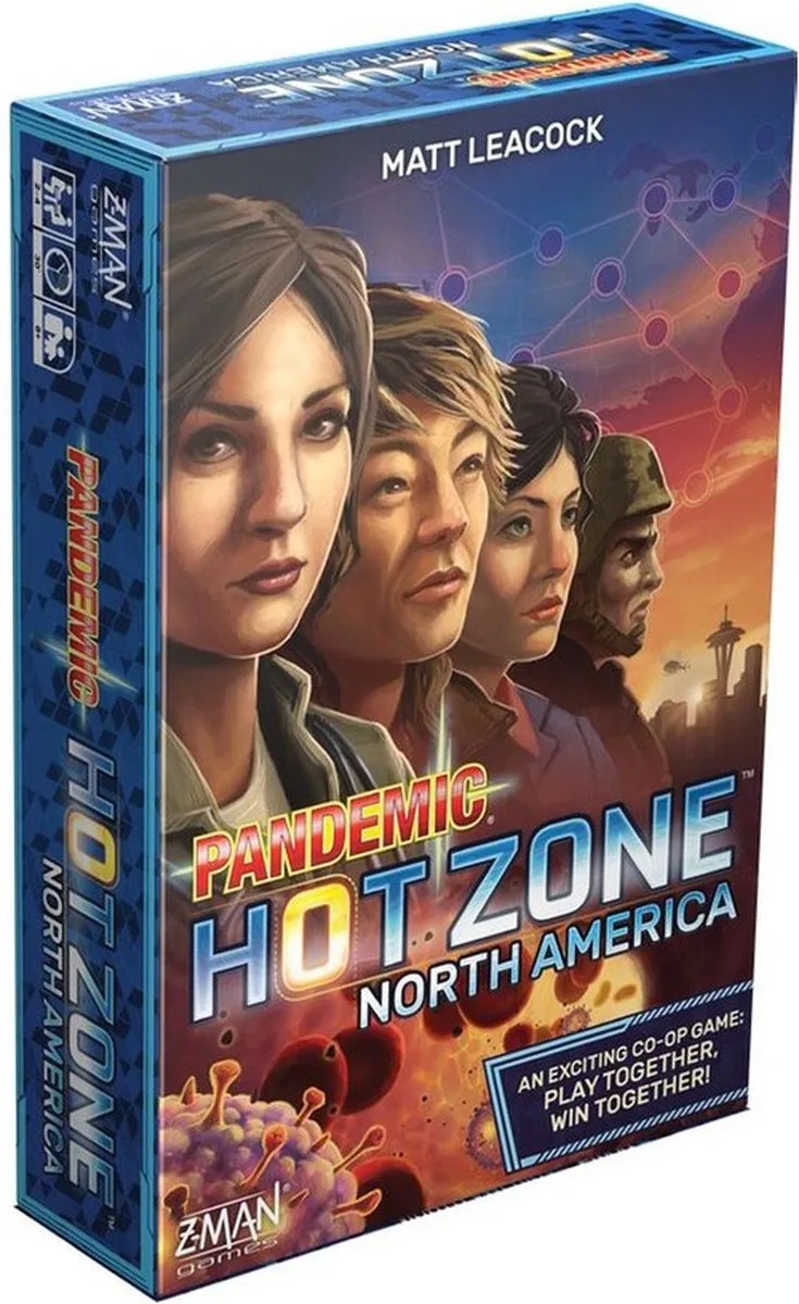 Pandemic Hot Zone North America fra Z-Man Games – æske