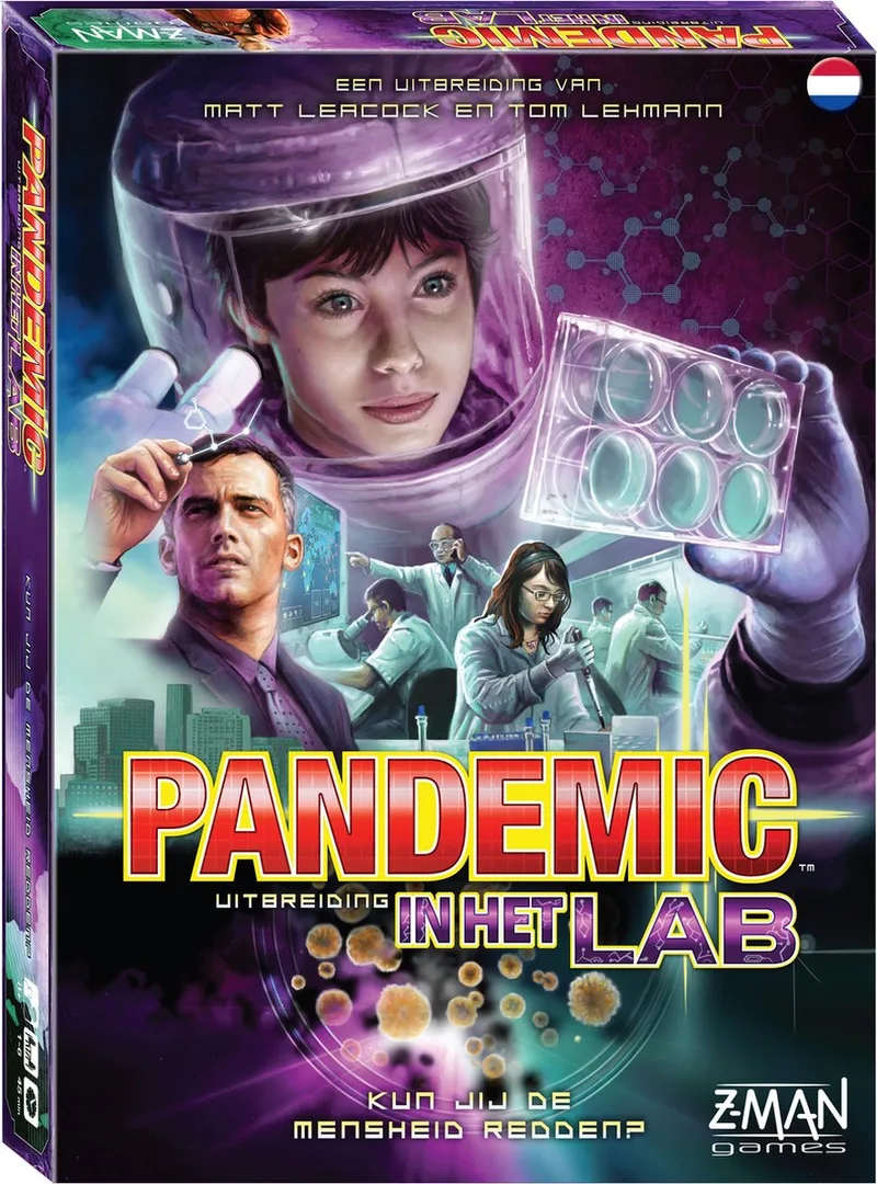 Pandemic In Het Lab - Uitbreiding bordspel de Z-Man Games – boîte