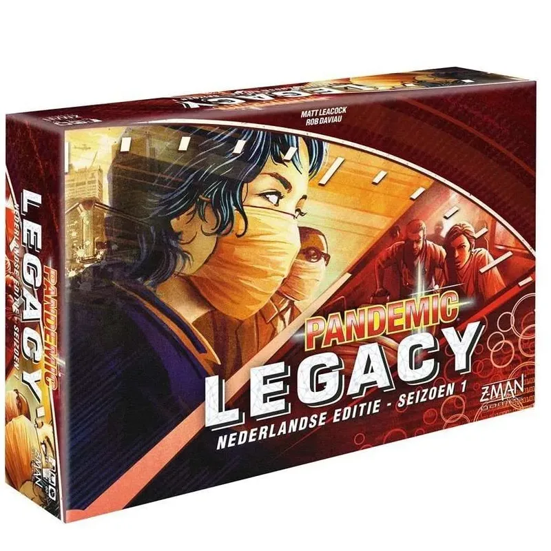 Pandemic Legacy Seizoen 1 Red - NL from Z-Man Games – box