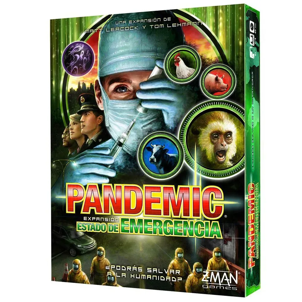 Pandemic Undantagstillstånd Brädspel Spansk Version von Z-Man Games – Schachtel