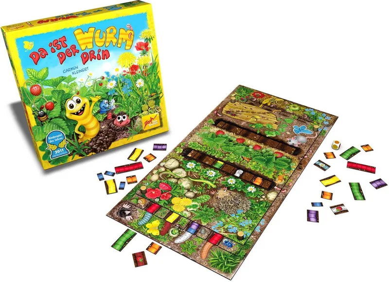 Spiel Da ist der Wurm drin, Made in Germany from Zoch, Bunt edition – box