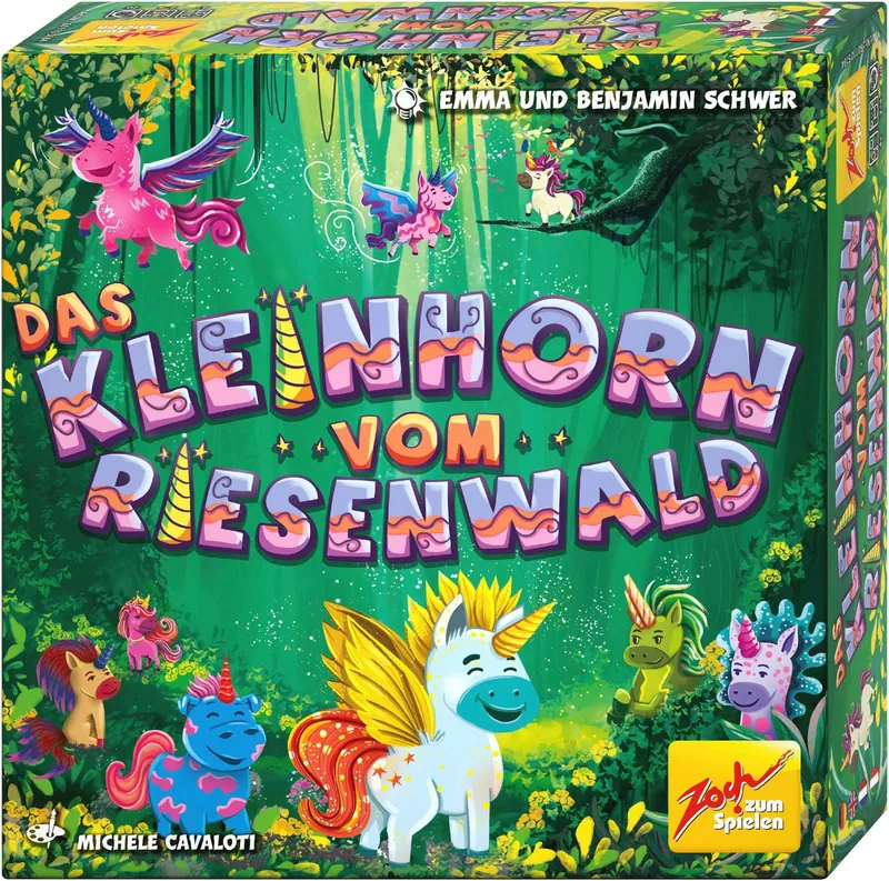 Spiel Das Kleinhorn vom Riesenwald, Kinderspiel, Made in Germany from Zoch, Bunt edition – box