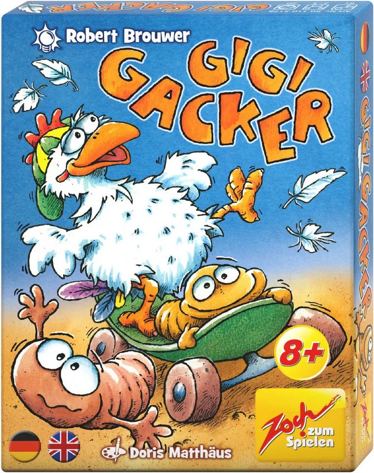 Spiel Gigi Gacker, Familienspiel, Made in Germany de Zoch, édition Multicolore – boîte 1 sur 5