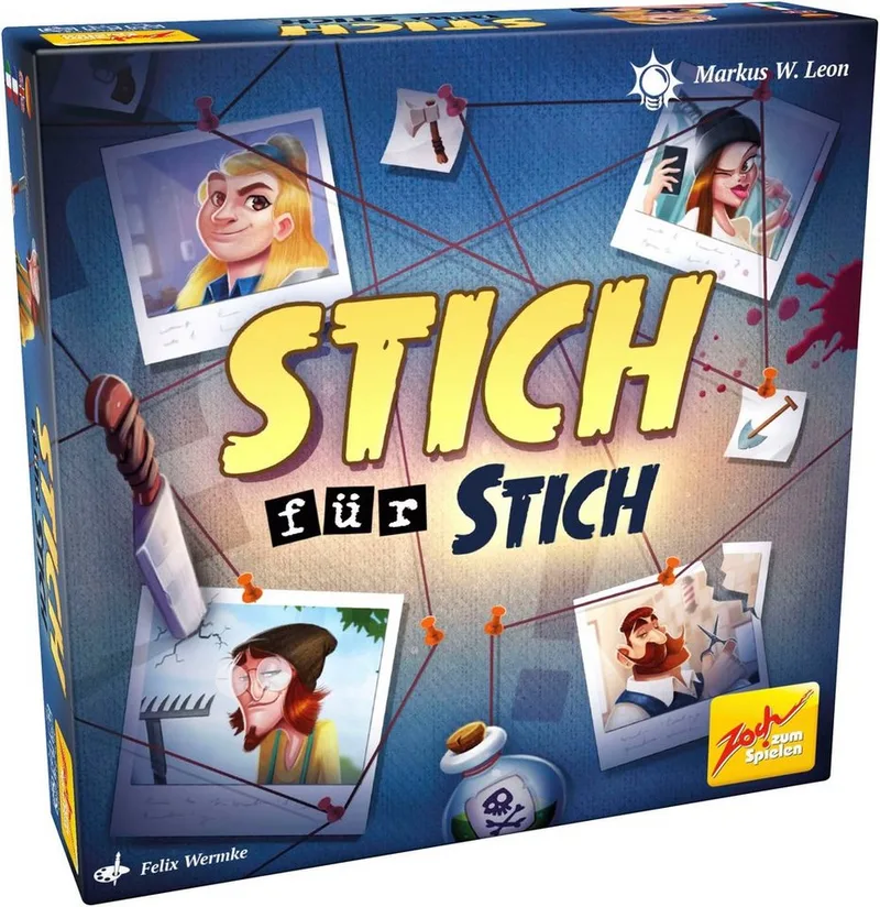 Spiel Stich für Stich, Familienspiel from Zoch, Bunt edition – box