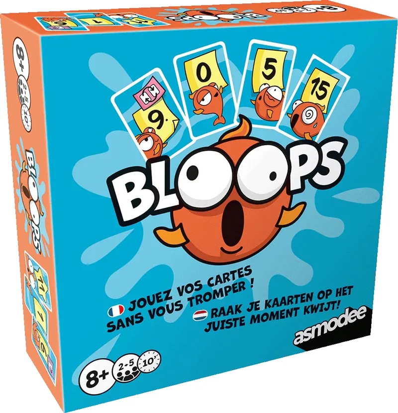 Asmodee kaartspel Bloops tactisch geheugenspel voor het gezin. van Zygomatic – doos